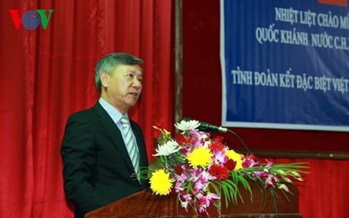 Đại sứ Việt Nam nói chuyện tại Đại học quốc gia Lào - ảnh 1